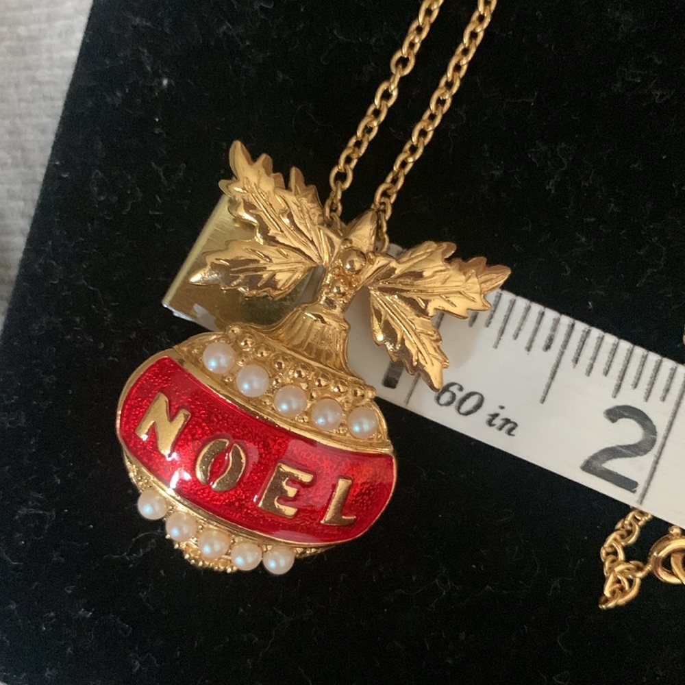 Vintage Avon Joyous Noel Christmas Neclace - Picture 8 of 9